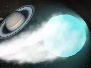 Veja como um cometa foi mandado para fora da Via Láctea por Saturno