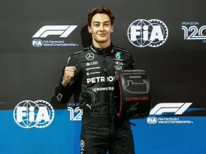 F1: Mesmo confiante, Russell não esperava ficar com a pole em Las Vegas