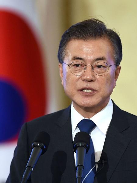 Moon Jae-in, presidente a Coreia do Sul - Getty Images/Pool/Pool