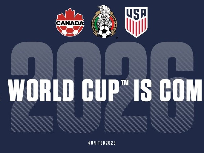 México, Estados Unidos e Canadá vão sediar a Copa do Mundo de 2026 