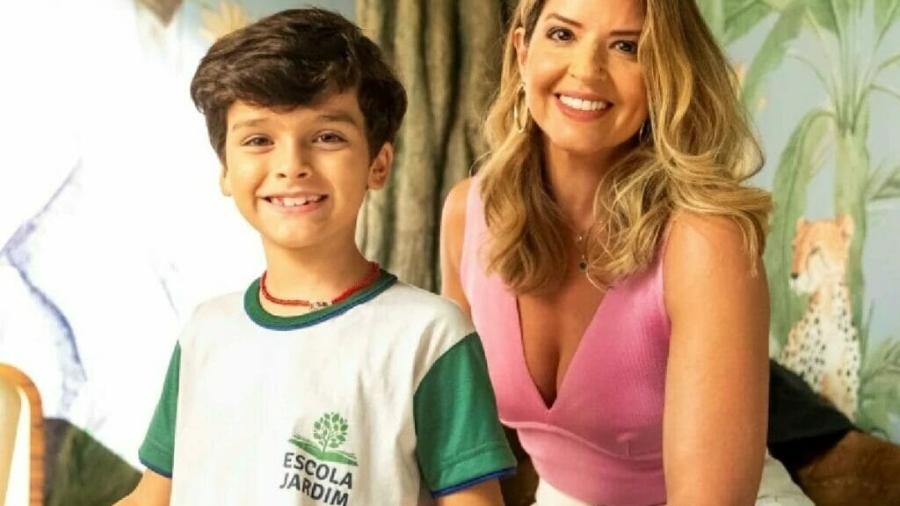 Rebeca (Mariana Santos) e Chiquinho (Guilherme Tavares) em Cara e Coragem - João Miguel Júnior/Globo