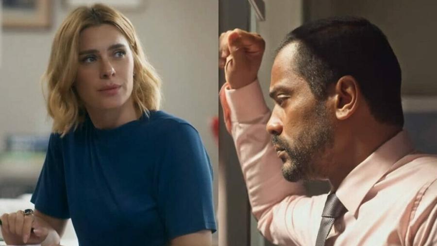 Lumiar (Carolina Dieckmann) e Ben (Samuel de Assis) em Vai na Fé - Reprodução/Globo