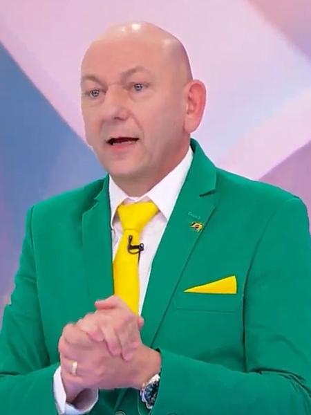 Luciano Hang no Programa Silvio Santos (Reprodução/SBT). - Luciano Hang no Programa Silvio Santos (Reprodução/SBT).
