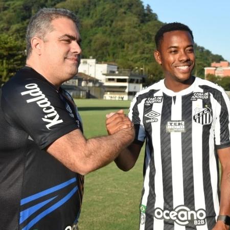 Retorno de Robinho ao Santos tem repercussão negativa - Divulgação/Santos