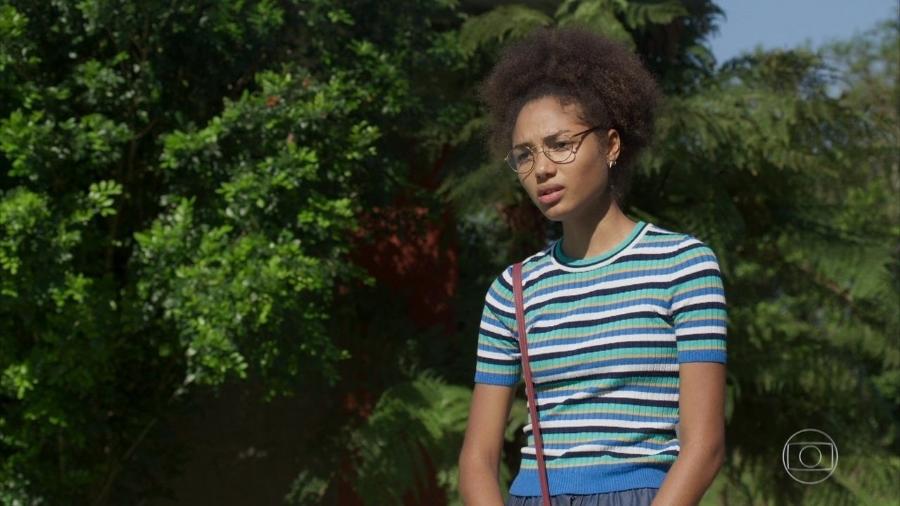 Alice (Bruna Inocencio) em Bom Sucesso (Reprodução/TV Globo). - Alice (Bruna Inocencio) em Bom Sucesso (Reprodução/TV Globo).
