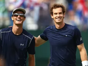 Wimbledon reserva convite nas duplas para Andy e Jamie Murray