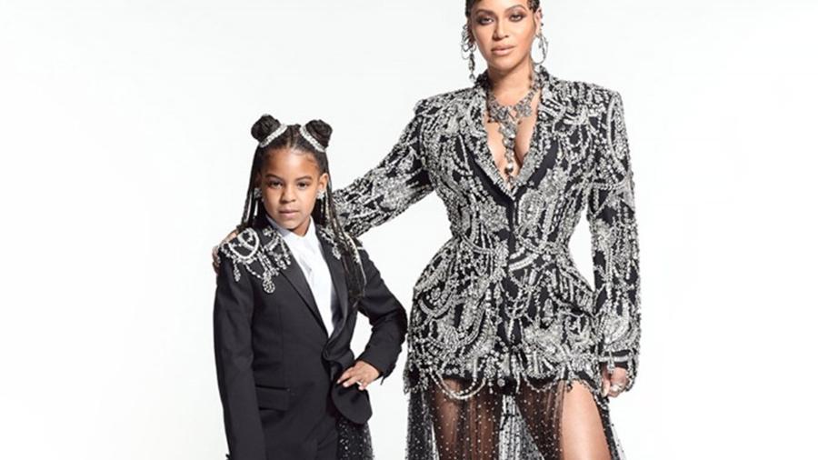 Beyoncé e a filha, Blue Ivy Carter - Reprodução / Internet