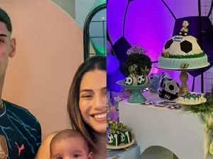 Luva de Pedreiro e ex-namorada celebram mesversário do filho juntos: 'Felizes'