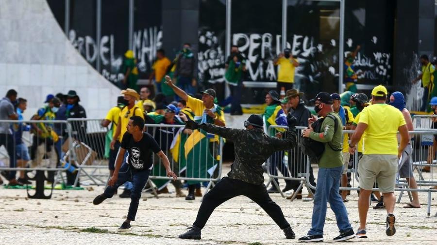 Ataque de bolsonaristas às sedes dos Três Poderes em Brasília - Marcelo Camargo/ABr