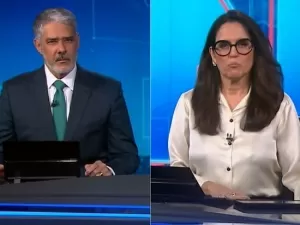 Bonner frustra público e deixa Ana Luiza anunciar indiciamento de Bolsonaro no JN