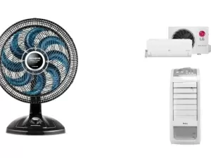 Ofertas do dia: o verão está chegando! Aproveite até 45% off em ar-condicionado, ventilador e climatizador!