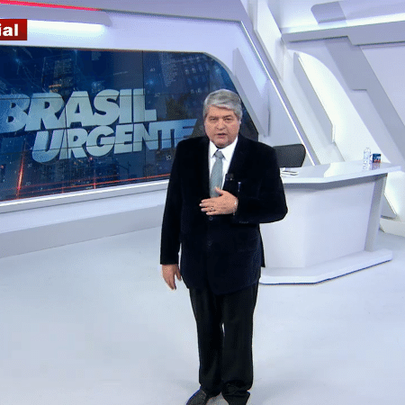 Datena apresenta o Brasil Urgente: apresentador narrará futebol novamente na Band - Reprodução / Internet