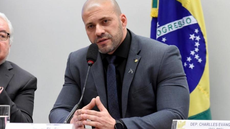                                  O deputado bolsonarista Daniel Silveira (PSL-RJ) foi preso na terça-feira (16), após uma decisão do ministro Alexandre de Moraes                              -                                 Reila Maria/Câmara dos DeputadosReila Maria/Câmara dos Deputados                            