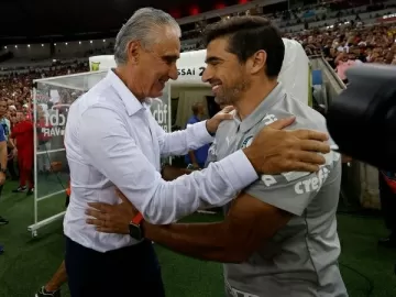 Flamengo e Palmeiras são líder e vice-líder pela 40a rodada em nove anos