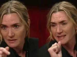 Kate Winslet cai no choro ao lembrar de comentários gordofóbicos que enfrentou e revela confronto: ‘Foi horrível’