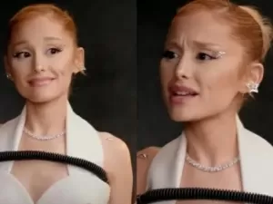 Ariana Grande é perguntada se ama seus fãs em detector de mentiras e surpreende com resposta sincerona; vem ver!