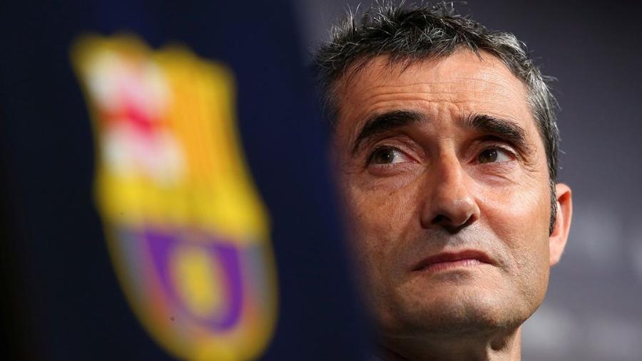 Ernesto Valverde desconversou ao ser perguntado sobre a independência da comunidade - Albert Gea/Reuters 