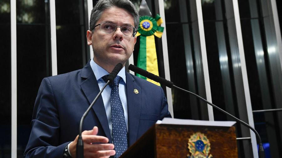 Senador Alessandro Vieira (Cidadania-SE): "Crime de responsabilidade, pra não falar do crime comum" - Roque de Sá/Agência Senado