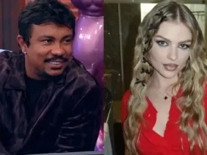 Xamã encara "detector de mentiras" de Tatá Werneck e revela se já ficou com Luísa Sonza; assista