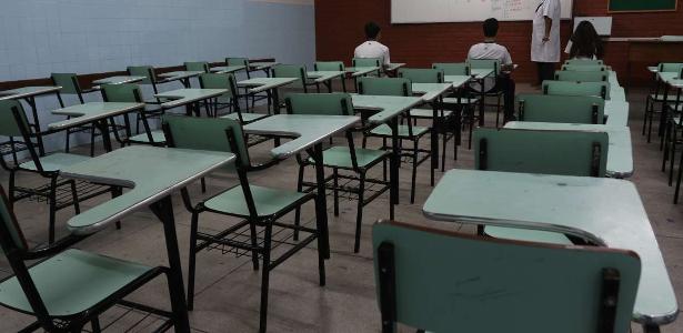 As aulas estão suspensas desde março                             