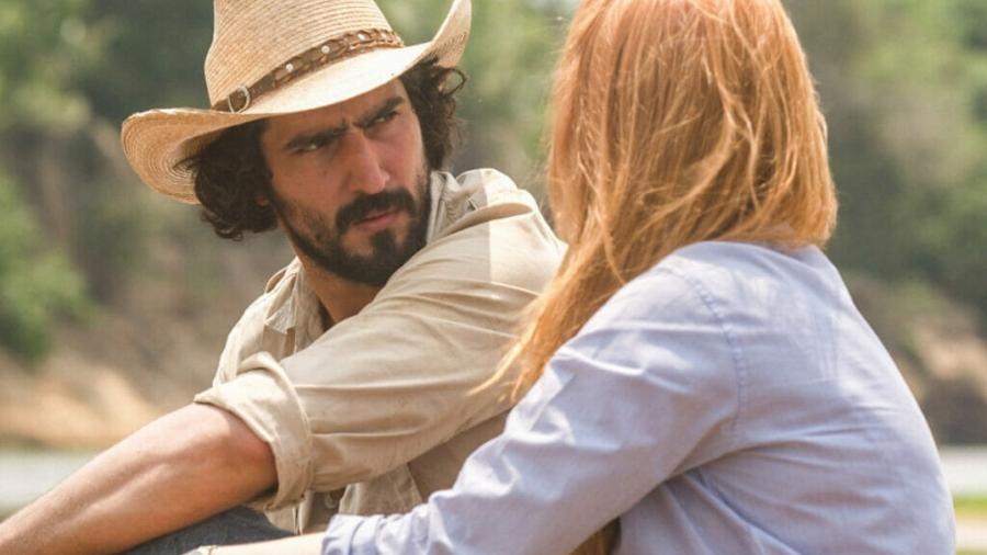 José Leôncio (Renato Góes) em "Pantanal": personagem seguirá aparecendo em flashbacks - Divulgação / Globo