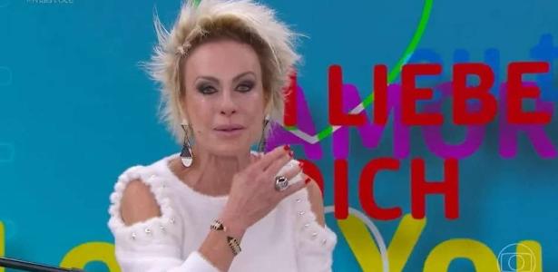 A apresentadora Ana Maria Braga no 'Mais Você', na Globo                             