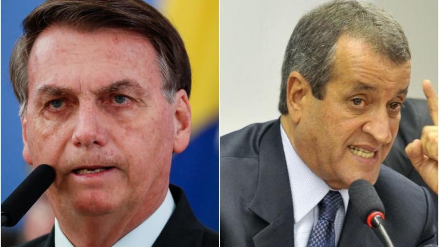 Jair Bolsonaro e Valdemar Costa Neto, ambos do PL