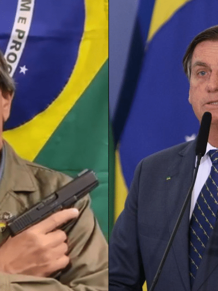 Roberto Jefferson e Jair Bolsonaro: pantomima do ex-deputado pode afastar sobretudo eleitoras que convivem com violência - Foto: Reprodução