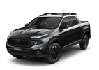 Fiat Toro Volcano ganha duas séries especiais: Chrome Edition e Black Edition - Nova Toro Volcano Black Edition (Foto: Divulgação/Stellantis)