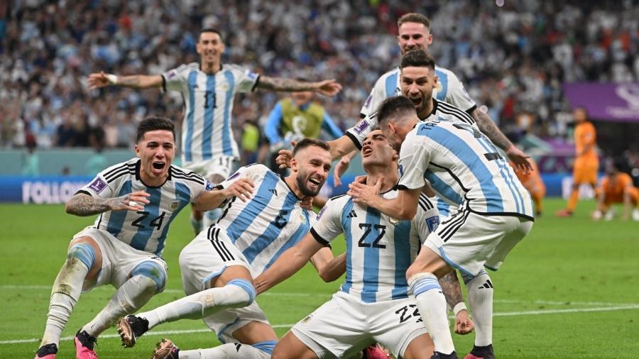 Argentina se classificou para semifinais nos pênaltis                            - AFP                            