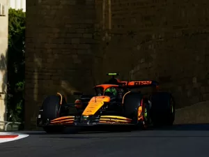 F1: Norris é eliminado no Q1 de Baku após confusão com bandeira amarela