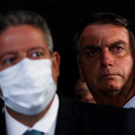 Arthur Lira, presidente da Câmara dos Deputados, e o presidente da República, Jair Bolsonaro - Adriano Machado/Reuters