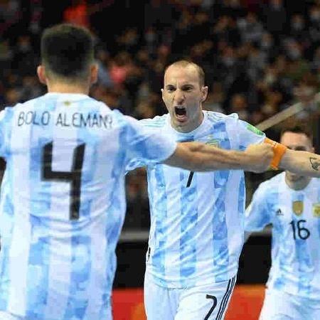 Seleção argentina vai ser a adversária do Brasil na semifinal do Mundial de Futsal, nesta quarta (29) - Divulgação FIFA