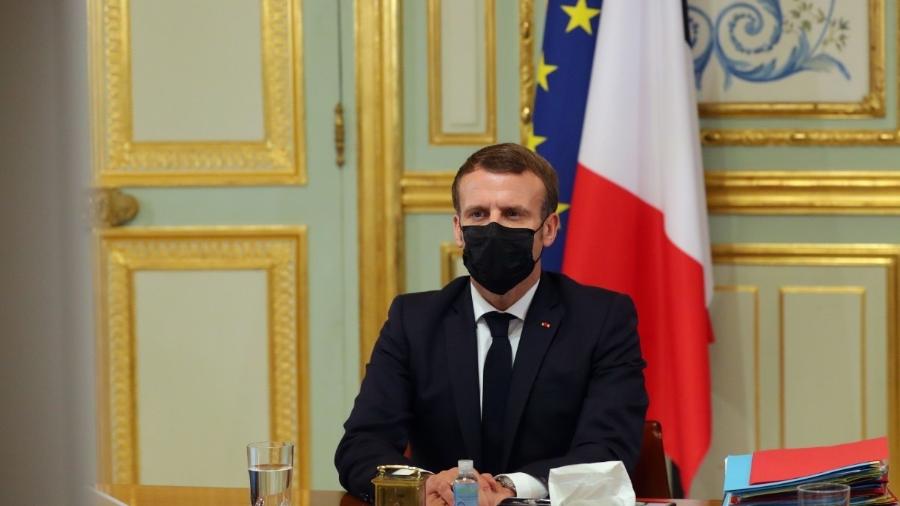                                  Emmanuel Macron                        -                                 THIBAULT CAMUS / AFP                            