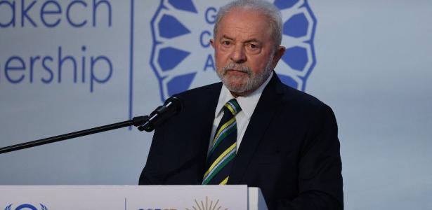 Lula durante discurso na COP27                             
