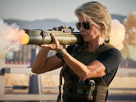 Linda Hamilton stars in Skydance Productions and Paramount Pictures' "TERMINATOR: DARK FATE."