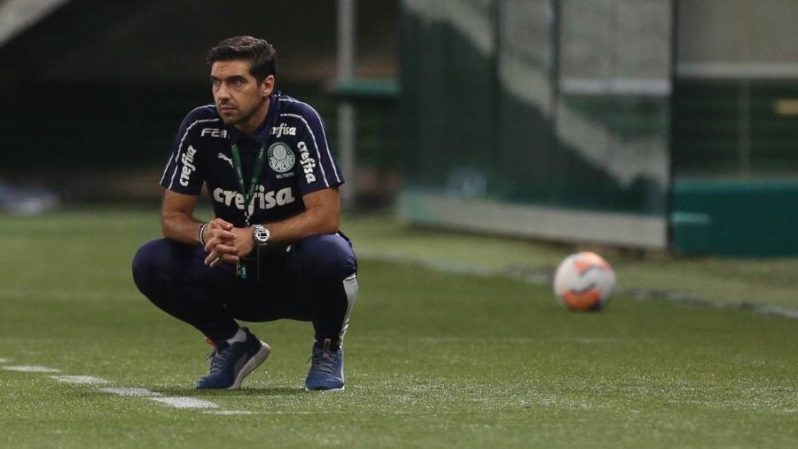 O português Abel Ferreira fez o desempenho do Palmeiras subir                          - Cesar Greco/Divulgação                            