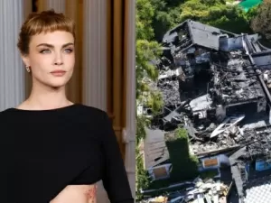 Cara Delevingne vende mansão destruída por R$ 26,6 milhões, 6 meses após incêndio devastador; veja foto