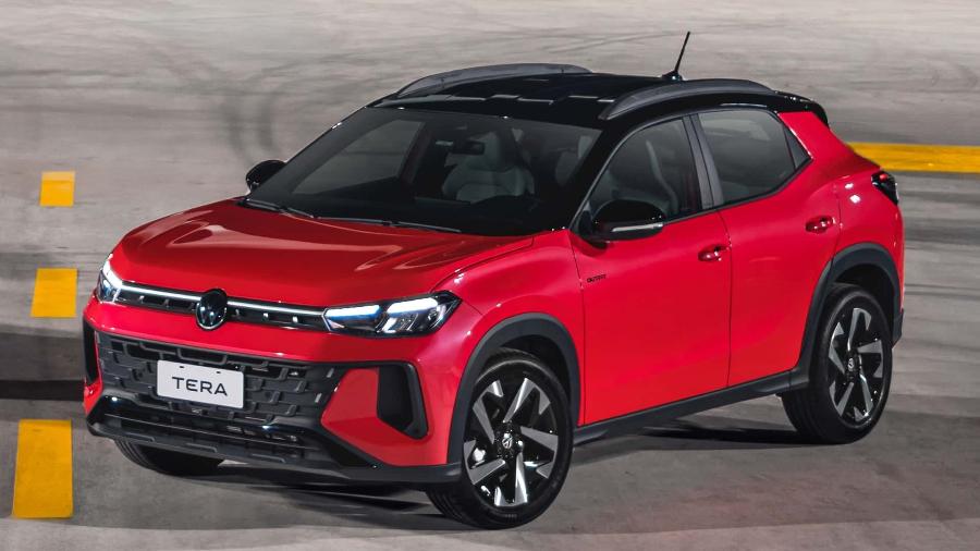 Volkswagen Tera High Outfit 2025 na cor vermelha Volkswagen Tera High Outfit 2025 na cor vermelha