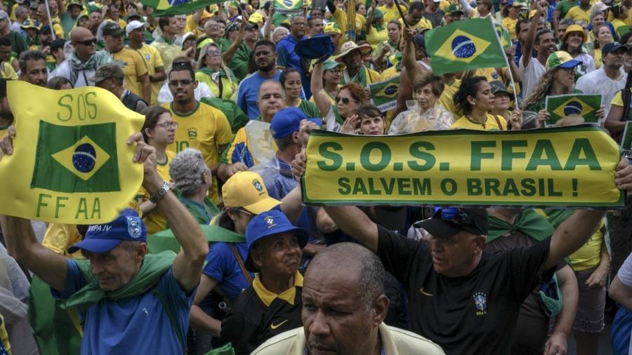 Manifestações ocorreram desde o fim das eleições de 2022               