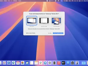 Como escolher qual janela de app usar no espelhamento do Mac