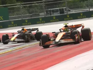 VÍDEO: Norris e Verstappen batem em briga pela vitória no GP da Áustria de F1