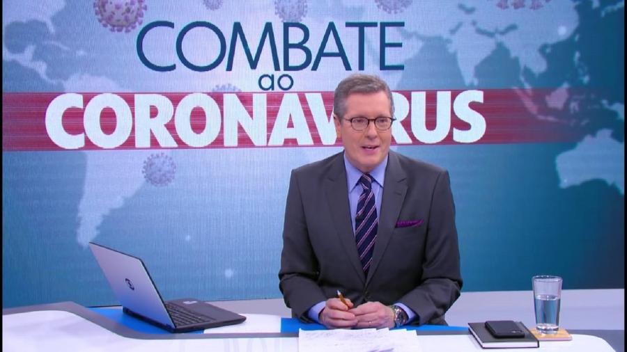 Márcio Gomes comanda o "Combate ao Coronavírus", programa especial que a Globo estreou em março - Reprodução / Internet