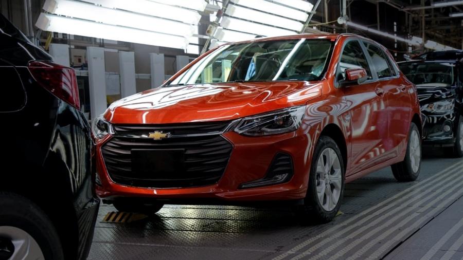 Paralisação na fábrica de Gravataí fez despencar número de vendas do Chevrolet Onix - Foto: Chevrolet | Divulgação