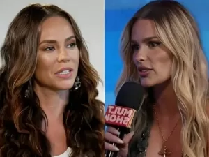 Paolla Oliveira revela por que não deu entrevista a Yasmin Brunet no Rock in Rio