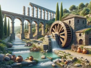 Pesquisadores “recriam” moinho de água romano