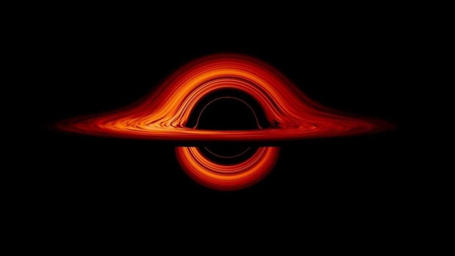 Renderização de um buraco negro - NASA%u2019s Goddard Space Flight Ce