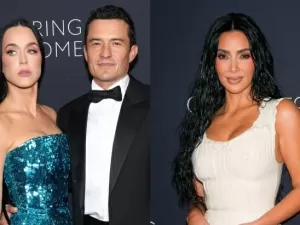 Katy Perry tem a MELHOR reação a flagra de Orlando Bloom olhando para bumbum de Kim Kardashian em evento