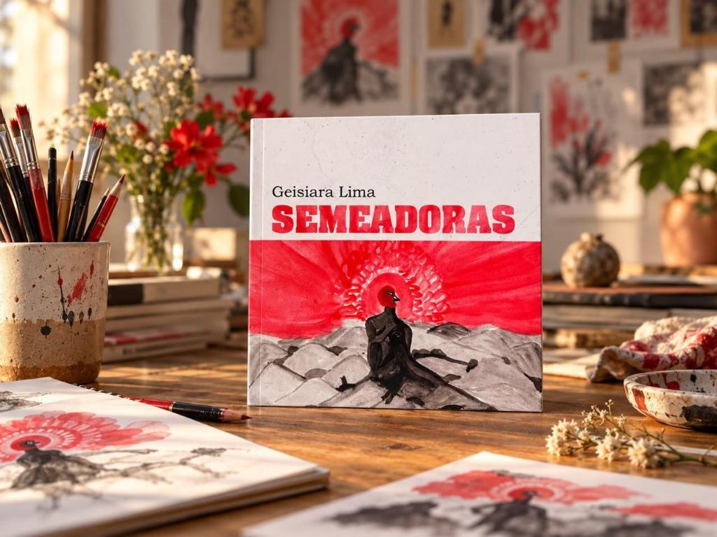 Geisiara Lima reúne poesia, arte visual e memória feminina da Mata Norte em "Semeadoras"
 - undefined