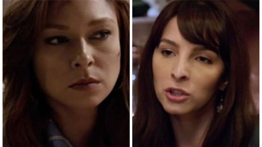 Poderosa (Day Mesquita) e Maria Antônia (Michelle Batista) em Amor Sem Igual (Foto: Montagem/Reprodução/Record TV) - Reprodução / Internet